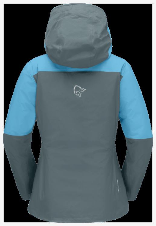 Norrona Falketind Gore-tex Paclite Damesjack Aquarius/north Atlantic