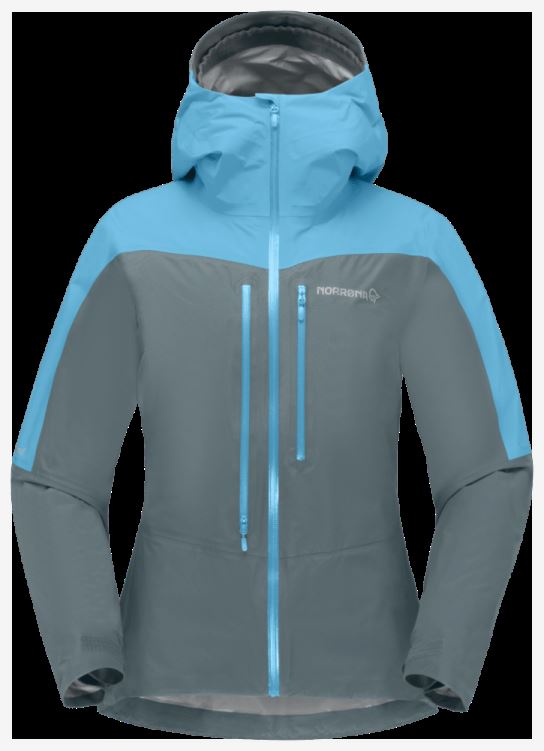 Norrona Falketind Gore-tex Paclite Damesjack Aquarius/north Atlantic