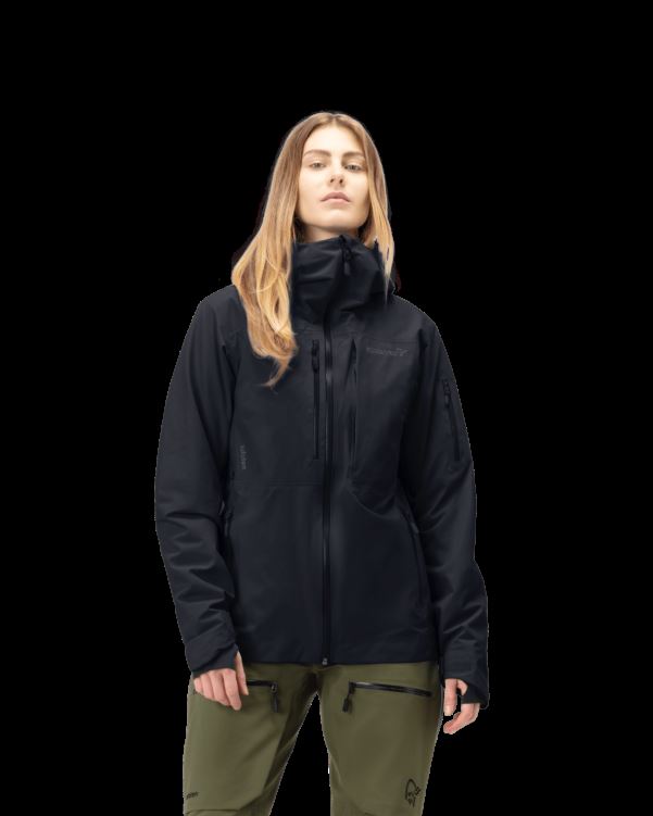 Norrona Falketind Gore-tex Paclite Damesjack Oranje Alert