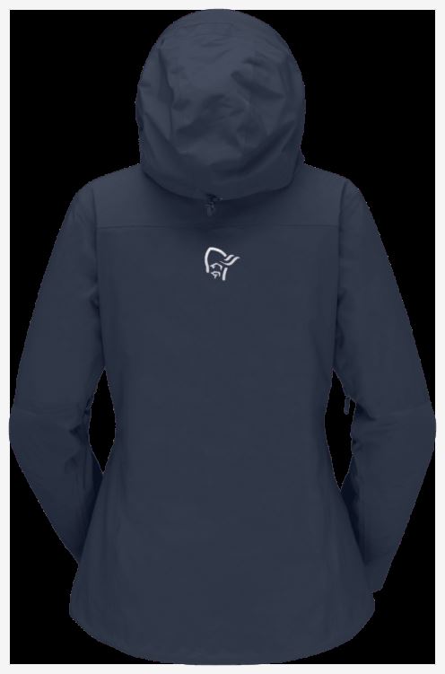 Norrona Trollveggen Gore-tex Pro Light Damesjack Indigo Nachtblauw