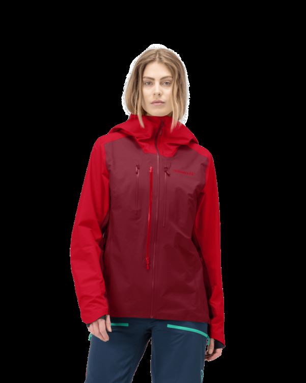 Norrona Trollveggen Gore-tex Pro Light Jack Hawaiian Surf/aquarius Voor Dames