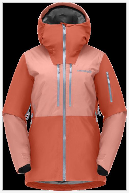 Norrona Lofoten Gore-tex Thermo100 Damesjas Oranje Alert/perzik Amber