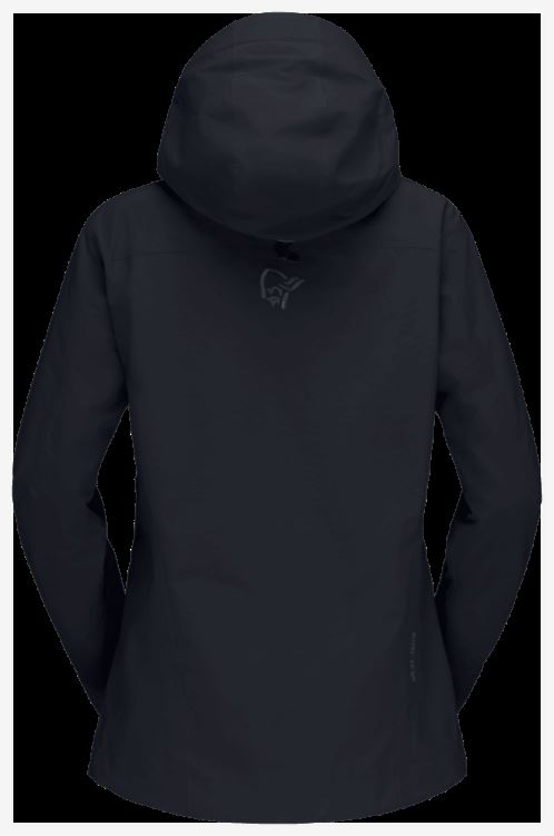 Norrona Lofoten Gore-tex Geïsoleerde Damesjas Caviar Zwart