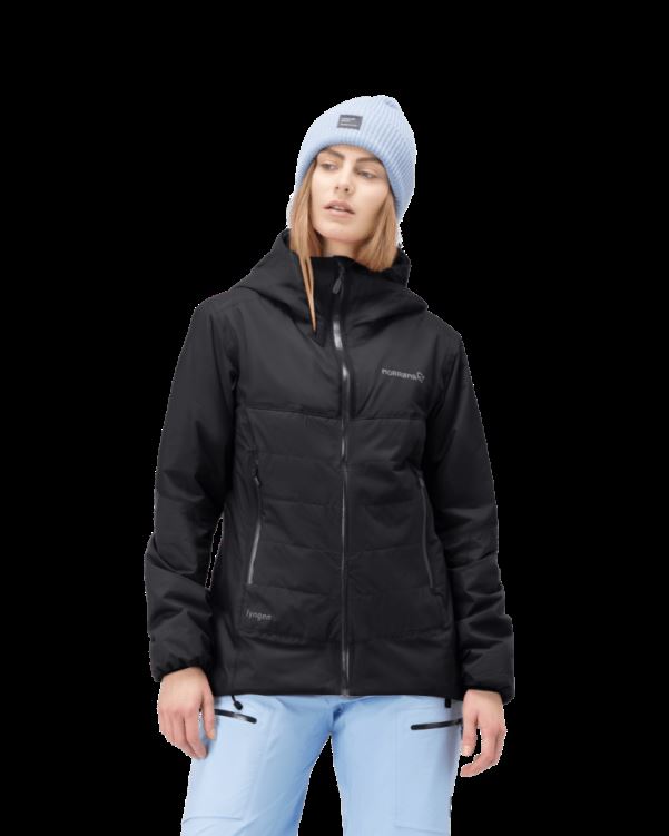 Norrona Dames Lyngen Dri2 Thermo60 Jas Kaviaar Zwart