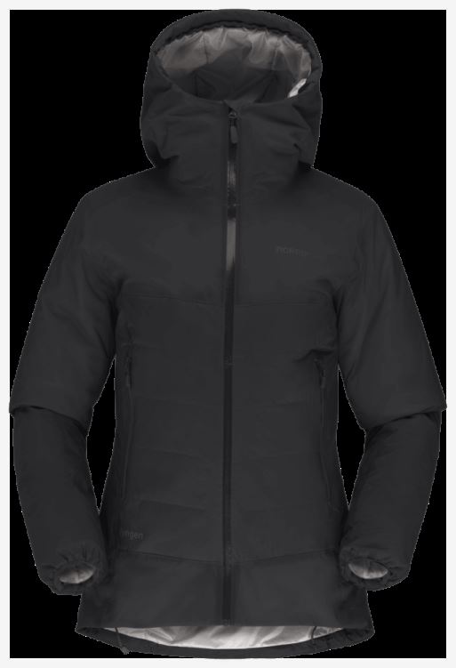 Norrona Dames Lyngen Dri2 Thermo60 Jas Kaviaar Zwart