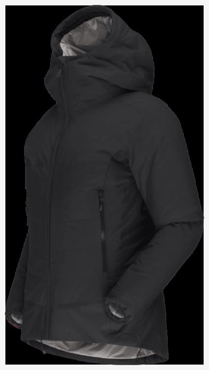 Norrona Dames Lyngen Dri2 Thermo60 Jas Kaviaar Zwart