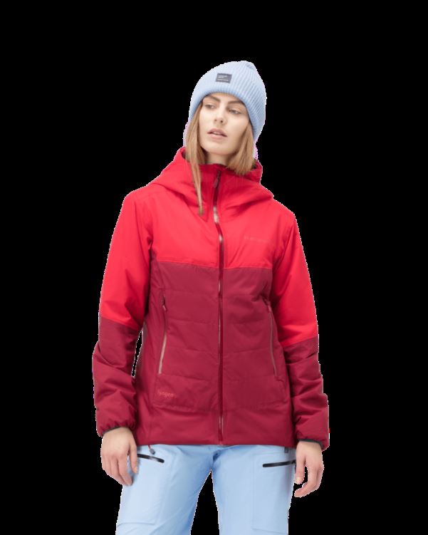 Norrona Lyngen Dri2 Thermo60 Damesjas True Red/rabarb