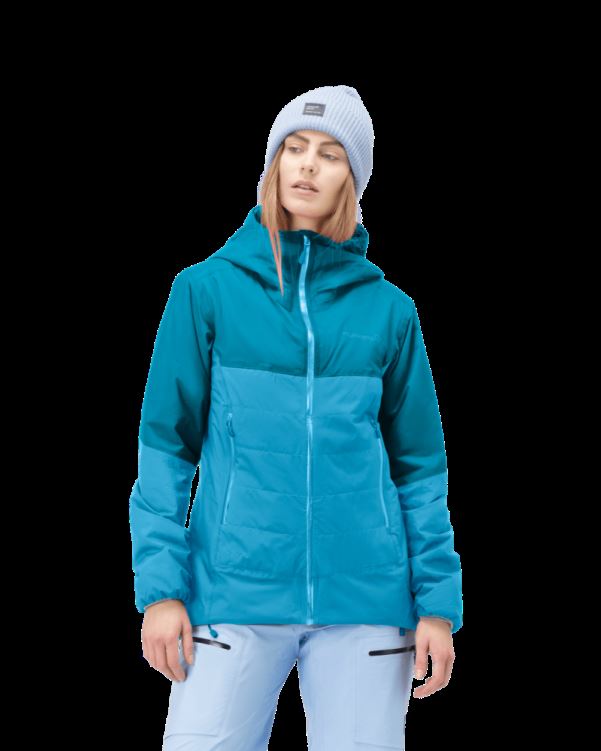 Norrona Lyngen Dri2 Thermo60 Damesjack Waterman/hawaiian Surf