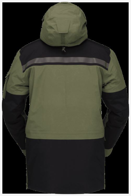 Norrona Unisex Gore-tex Dons750 Parka Olijf Nacht