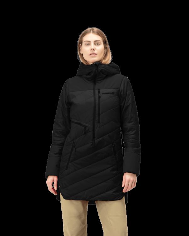 Norrona Dames Lofoten Primaloft80 Anorak Kaviaar Zwart