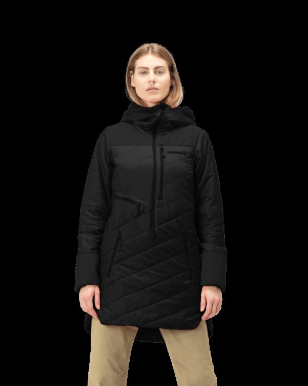 Norrona Dames Lofoten Primaloft80 Anorak Kaviaar Zwart