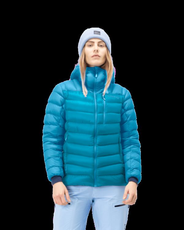 Norrona Lyngen Down850 Damescapuchon Aquarius/hawaiian Surf