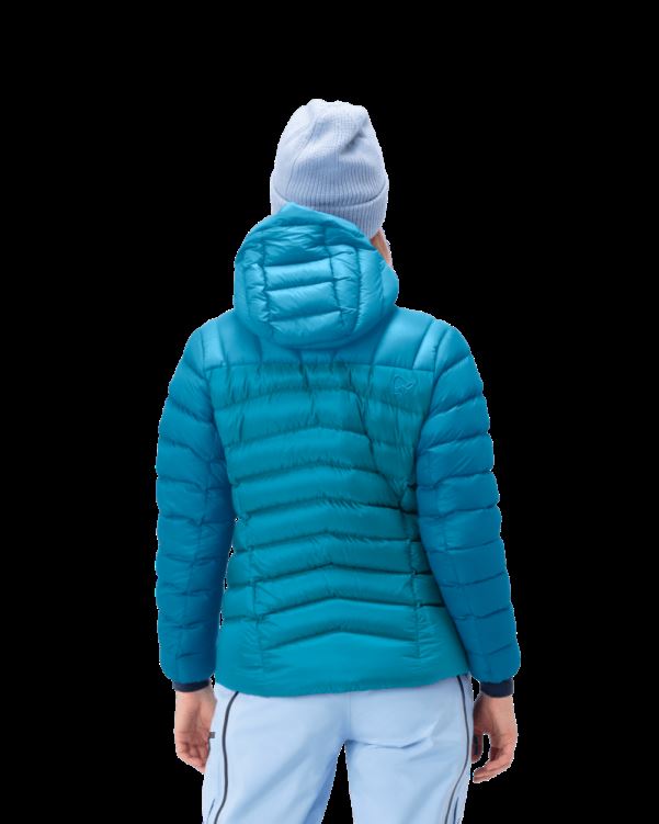 Norrona Lyngen Down850 Damescapuchon Aquarius/hawaiian Surf