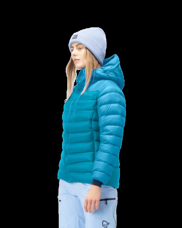 Norrona Lyngen Down850 Damescapuchon Aquarius/hawaiian Surf