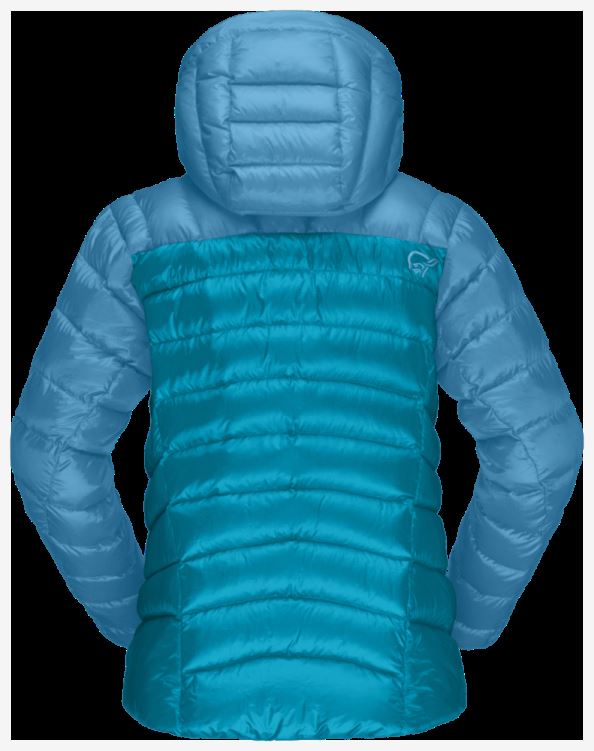 Norrona Lyngen Down850 Damescapuchon Aquarius/hawaiian Surf