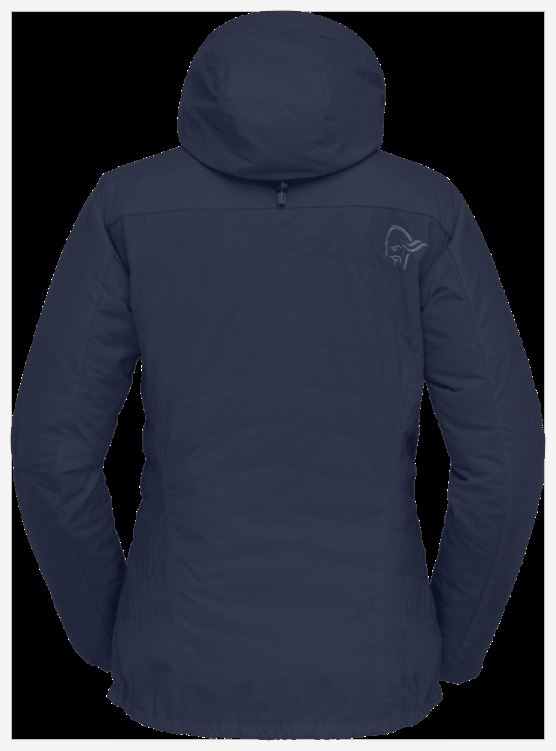 Norrona Dames Lyngen Alpha100 Zip Hood Indigo Night Blue