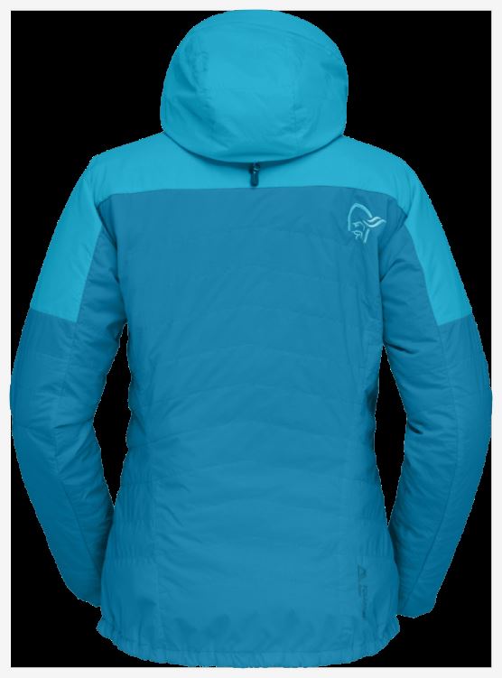 Norrona Lyngen Alpha100 Zip Hood Aquarius/hawaiian Surf Voor Dames