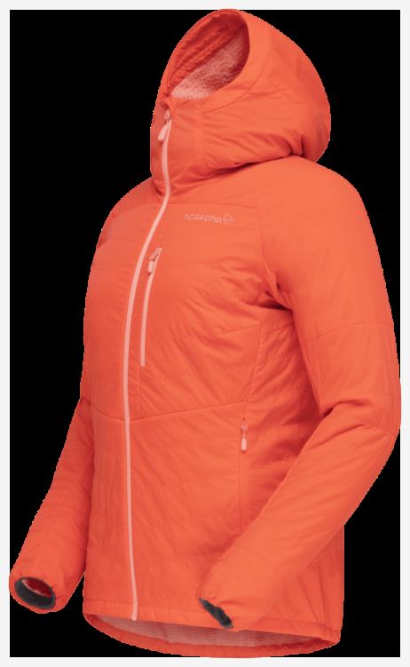 Norrona Lyngen Alpha100 Zip Hood Oranje Alert Voor Dames