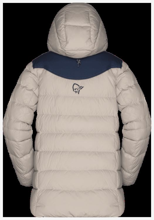 Norrona Tamok Down750 Damesjas Puur Kasjmier Wit