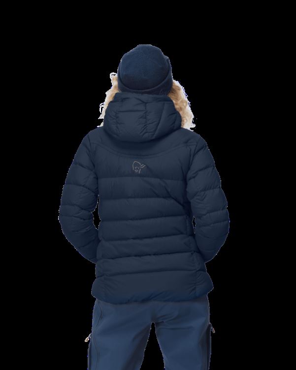 Norrona Dames Tamok Down750 Jas Indigo Nachtblauw