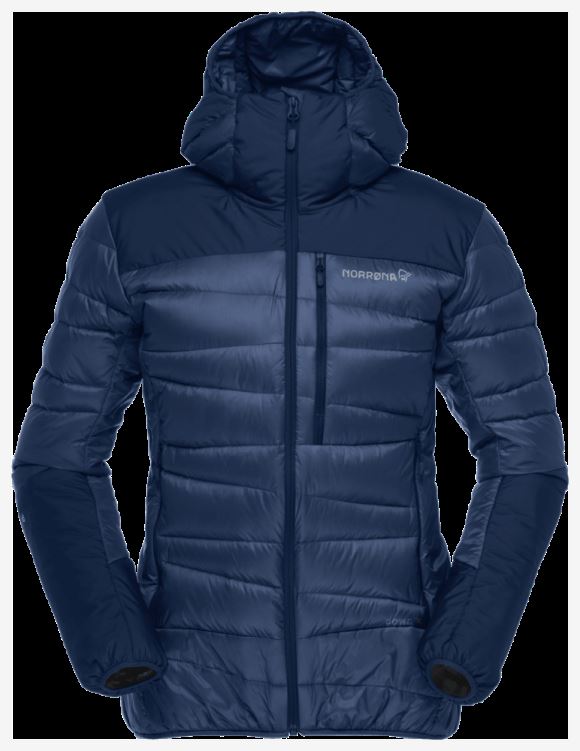 Norrona Falketind Down750 Damescapuchon Indigo Nachtblauw