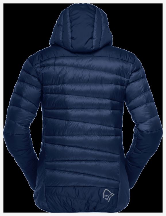 Norrona Falketind Down750 Damescapuchon Indigo Nachtblauw