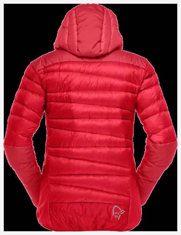 Norrona Falketind Down750 Damescapuchon True Red