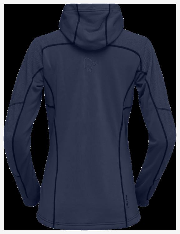 Norrona Dames Lofoten Thermal Pro Capuchon Indigo Nachtblauw