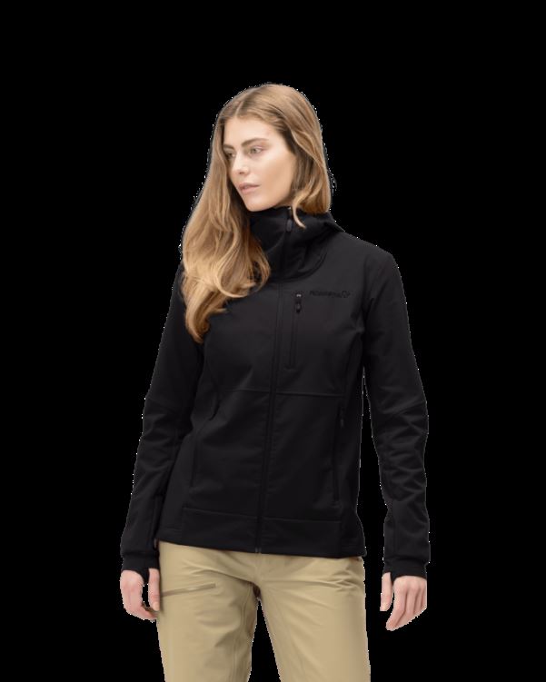 Norrona Lofoten Hiloflex200 Kap Voor Dames Caviar Zwart