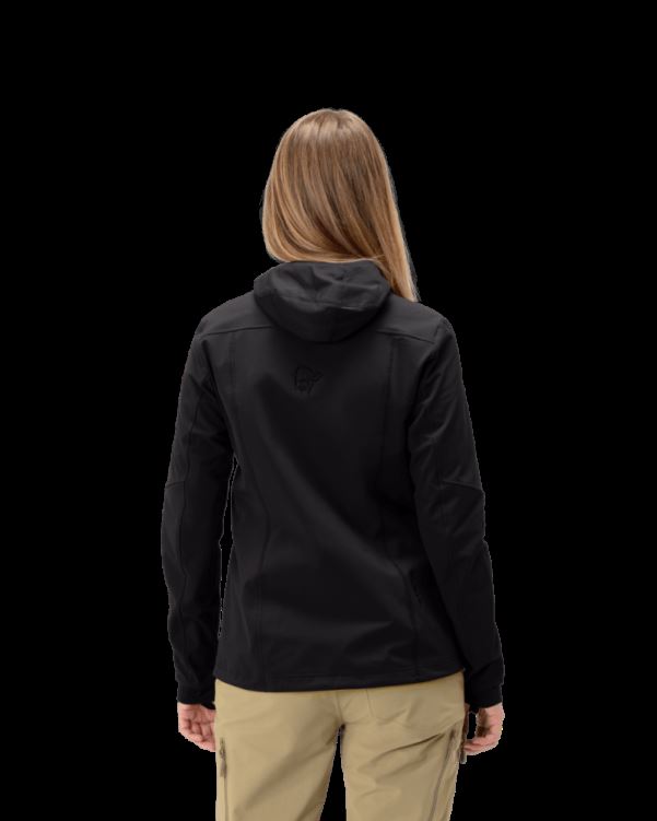 Norrona Lofoten Hiloflex200 Kap Voor Dames Caviar Zwart