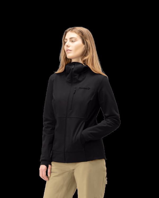 Norrona Lofoten Hiloflex200 Kap Voor Dames Caviar Zwart