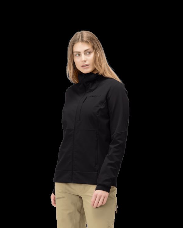 Norrona Lofoten Hiloflex200 Kap Voor Dames Caviar Zwart