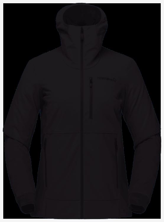 Norrona Lofoten Hiloflex200 Kap Voor Dames Caviar Zwart