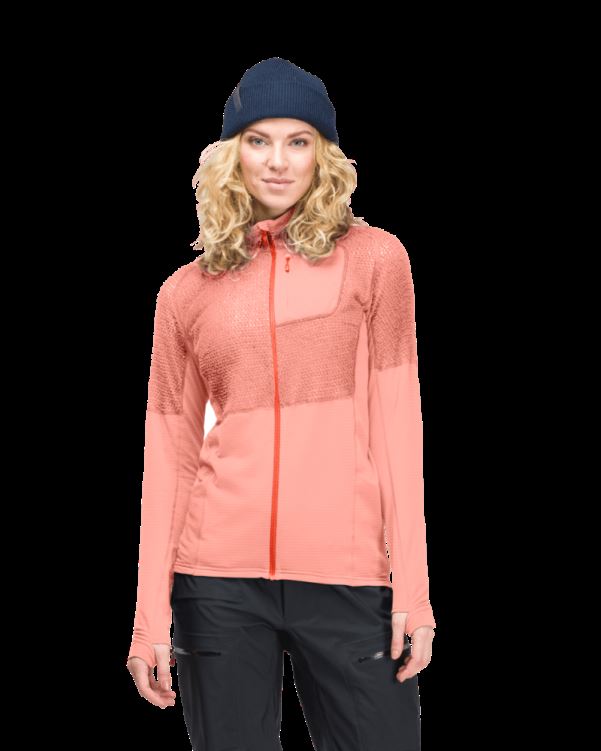 Norrona Lyngen Alpha90 Damesjas Perzik Amber