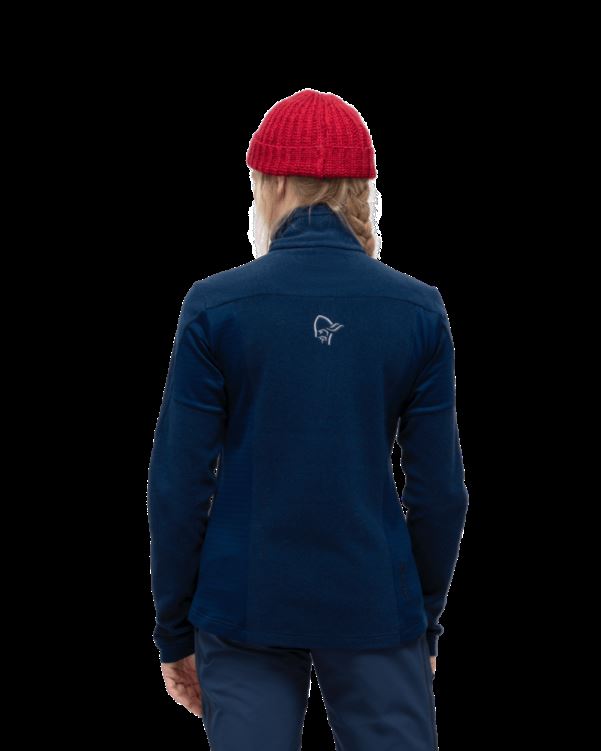 Norrona Dames Falketind Warm1 Jas Indigo Nachtblauw