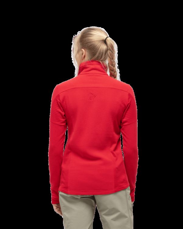 Norrona Falketind Warm1 Damesjas True Red