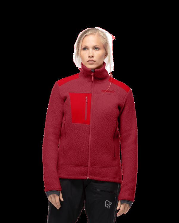 Norrona Trollveggen Thermal Pro Damesjack Rabarber