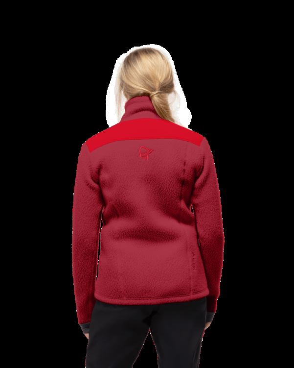 Norrona Trollveggen Thermal Pro Damesjack Rabarber