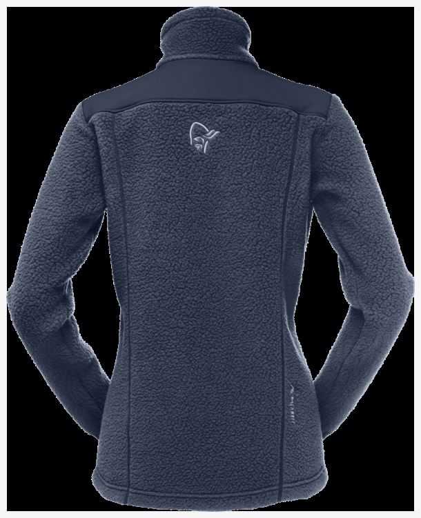 Norrona Trollveggen Thermal Pro Damesjack Indigo Nachtblauw