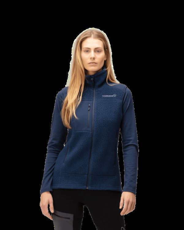 Norrona Dames Trollveggen Thermal Pro Vest Indigo Nachtblauw