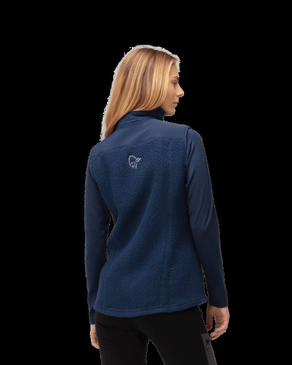 Norrona Dames Trollveggen Thermal Pro Vest Indigo Nachtblauw