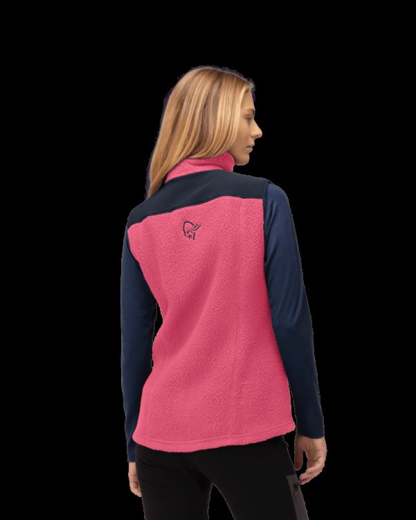 Norrona Dames Trollveggen Thermal Pro Vest Kamperfoelie/indigo Night