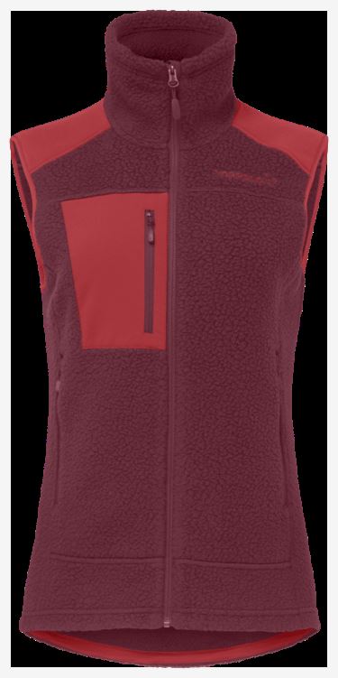Norrona Dames Trollveggen Thermal Pro Vest Rabarber