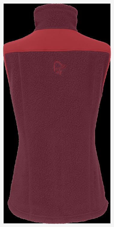 Norrona Dames Trollveggen Thermal Pro Vest Rabarber