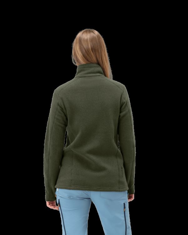 Norrona Warm2 Damesjas Olijf Nacht