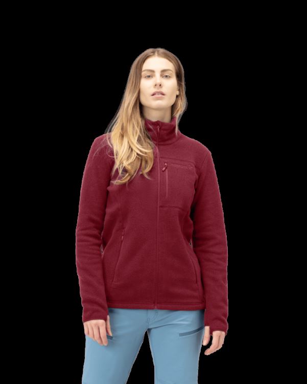 Norrona Warm2 Damesjas Rabarber Gemêleerd