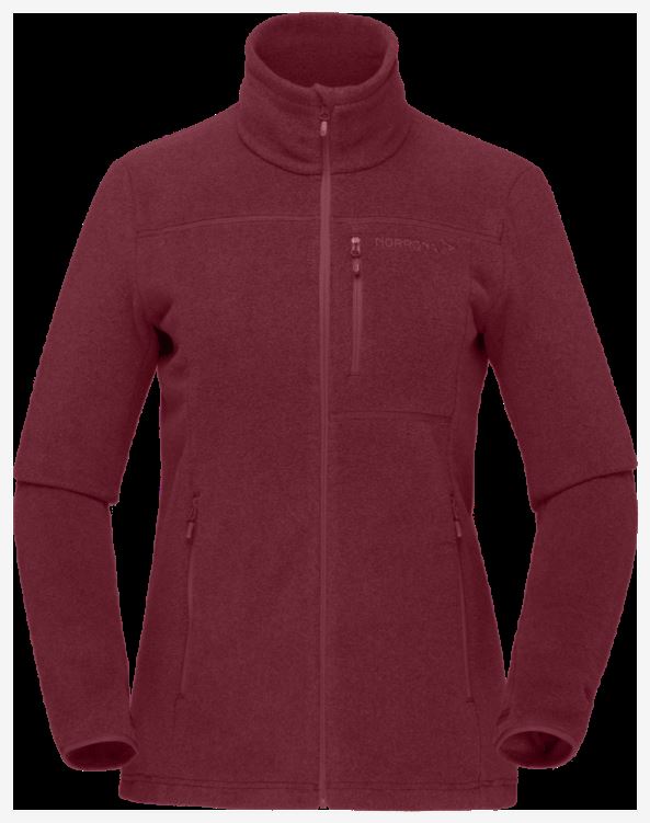 Norrona Warm2 Damesjas Rabarber Gemêleerd