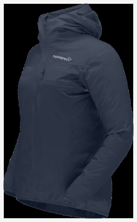 Norrona Dames Falketind Aero60 Capuchon Indigo Nachtblauw