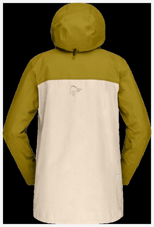 Norrona Svalbard Katoenen Damesjas Golden Palm/ecru