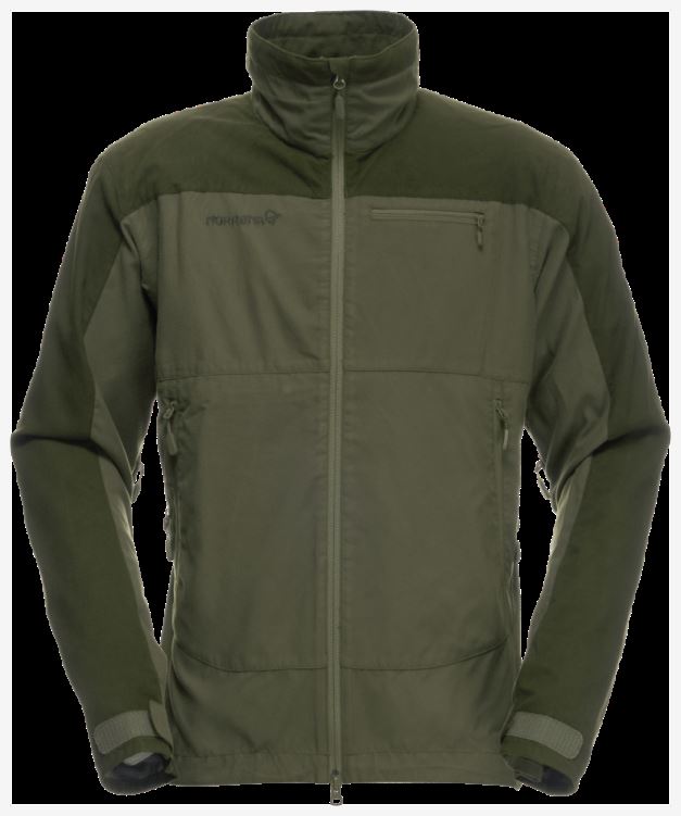 Norrona Unisex Finnskogen Hybride Jas Groen